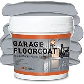 YOA Professional Concrete Garage Floor Paint, (1-Gallon/Smoke Gray), Acrylic Resin Coating, Suitable for Indoor Outdoor Garage, Basement, Factory,Etc. Scratch Resistant, Low VOC, Ready to Use
