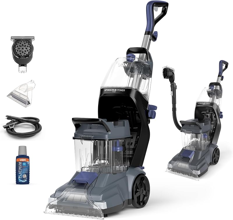 Vax SpinScrub Power Plus Carpet Cleaner 1200W Grey/Navy CDCW-SSXA