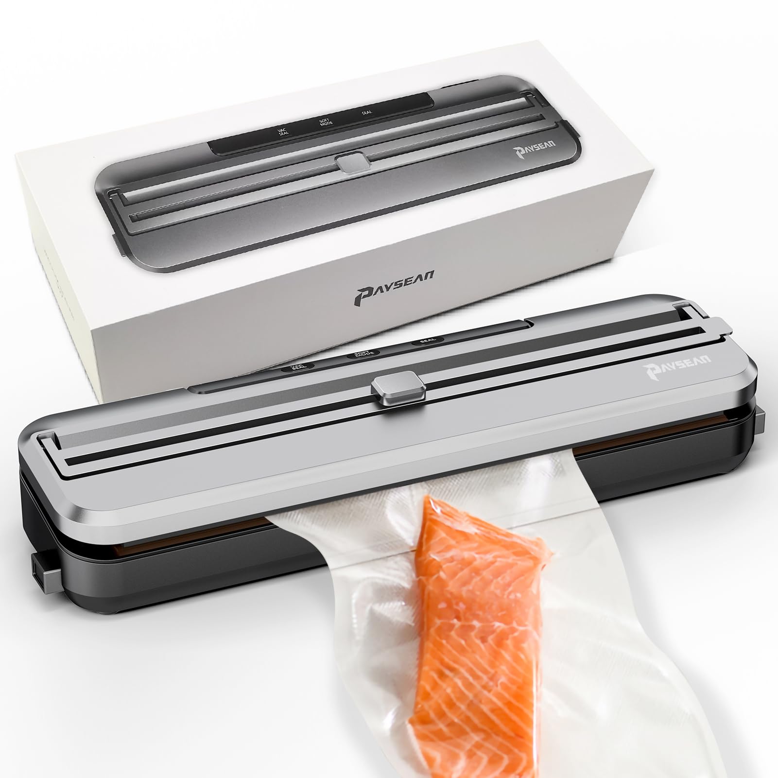 Photo 1 of [2025 New] Vacuum Sealer Machine for Food, 4-in-1 Automatic Food Vacuum Sealer for Food Storage with Built-in Cutter & 30 Bags – Airtight Sealing Machine for Meat, Vegetables, Fruits, Snacks