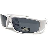 Locs - Flat Top Wrap OG Gangsta Hardcore Sunglasses (White)