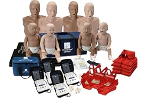 MCR MEDICAL Prestan CPR Manikin Diversity Kit, 4-Pack Adult and 4-Pack Infant w. Feedback, AED UltraTrainers, and MCR Accessories