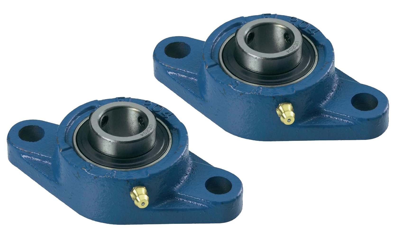 2 PCS - UCFL 206 / SFT30 30 mm bore, Mounted Block Cast Housing Self-aligning Pillow Bearing