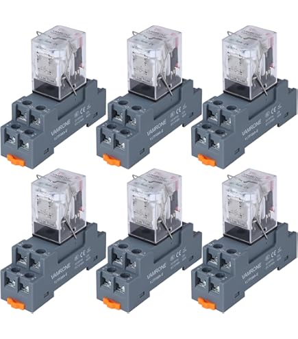 Din Rail Mount Ac/Dc 12/24V Control 4 Spdt 16A Power Relay Module,Omron G2R-1-E - Foto 10