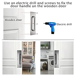 Sumnacon 4PCS Stainess Steel Door Push