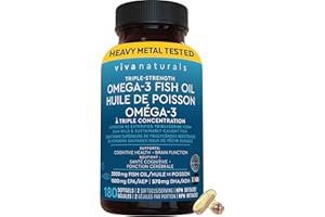 Fish Oil Omega 3 Supplements – 2500 mg High Potency Fish Oil with 1500 mg EPA & 570 mg DHA Omega 3 Fatty Acids in rTG Form fo