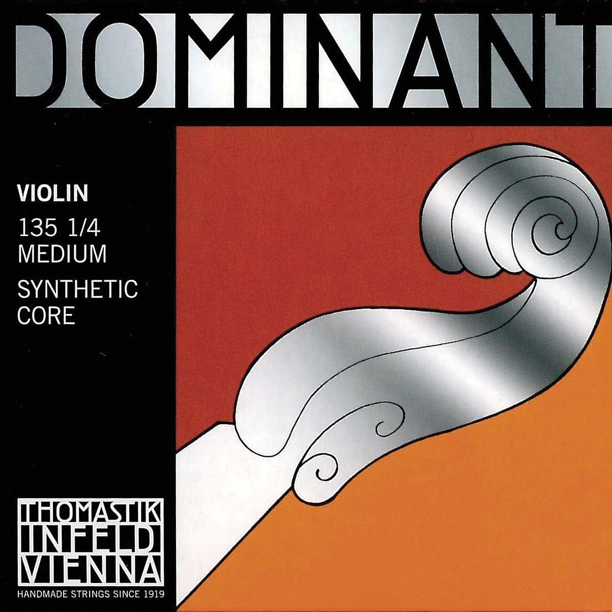 Dominant 1/4 Violin String Set – Medium Tension, Wound Ball End E