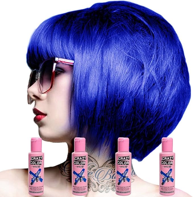blue crazy colour hair dye