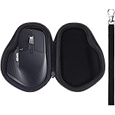 LTGEM Case Compatible with Logitech MX Master 3S / Master 2S / Master 3 / MX Master 4 Wireless Performance Mouse, Black(Case Only)
