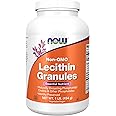 NOW Supplements, Lecithin Granules with naturally occurring Phosphatidyl Choline and Other Phosphatides, 1-Pound