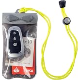 Aquapac Keymaster &ndash; Waterproof Stash Case for Keys, Cards &amp; Cash, Grey | Floating Waterproof Stash Pouch For Valuables, Carry Cord, 5 Year Warranty, Beach, Watersports, Hiking, Pool, Made in the UK