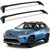 FLYCLE Lockable Roof Rack Cross Bars for 2019-2025 RAV4 | Not for Adventurer/TRD Off-Road, Heavy Duty Aluminum Anti-Corrosion CrossBar, Fit Luggage Luggage Kayaks Bicycles Snowboard