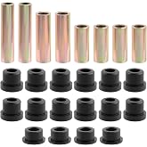 Front Lower Spring + Front Upper A Arm Suspension for Club Car DS Bushing Kits by Carbhub, Replace Urethane Bushings 1016346, Inner Bronze Sleeve 1016349, Outer Bronze Sleeves 1016350