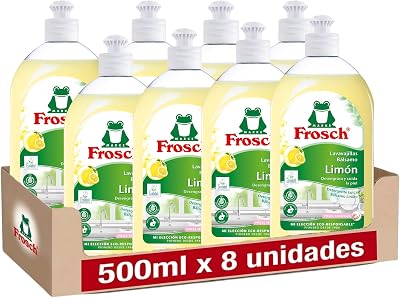 Lavavajillas Ecológico a Mano Líquido Bálsamo Limón - 8x500ml
