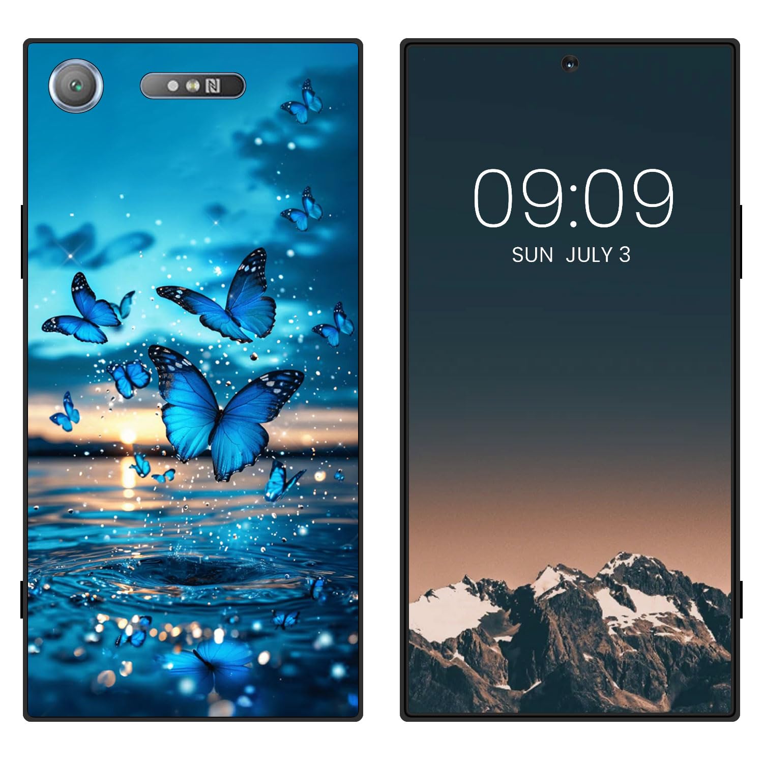 WUACYEAMING for Sony Xperia XZ1 Cute Case,Soft