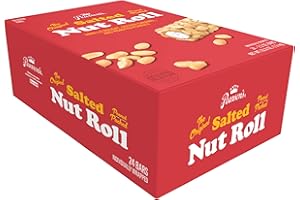 Pearson's Original Salted Nut Roll Candy Bar, 2.2 Ounce Bars - 1 Box (24 Bars Total)