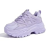 Niluber Chunky Sneakers for Women Platform Sneakers for Women Comfortable Casual Tennis Shoes Lace Up Fashion Walking Shoes