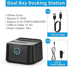 GODO USB 3.0 to SATA III Mini Dual Bay External