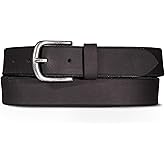 Lucky Brand Men's Jeans Leather Belt| Classic| Casual| Dress| Everyday| American Heritage| Genuine Leather| Metal Buckle