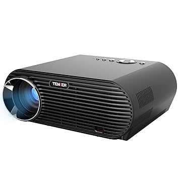 Proyector, TENKER Proyector LED 3200 lúmenes Resolución 1280x800 ...