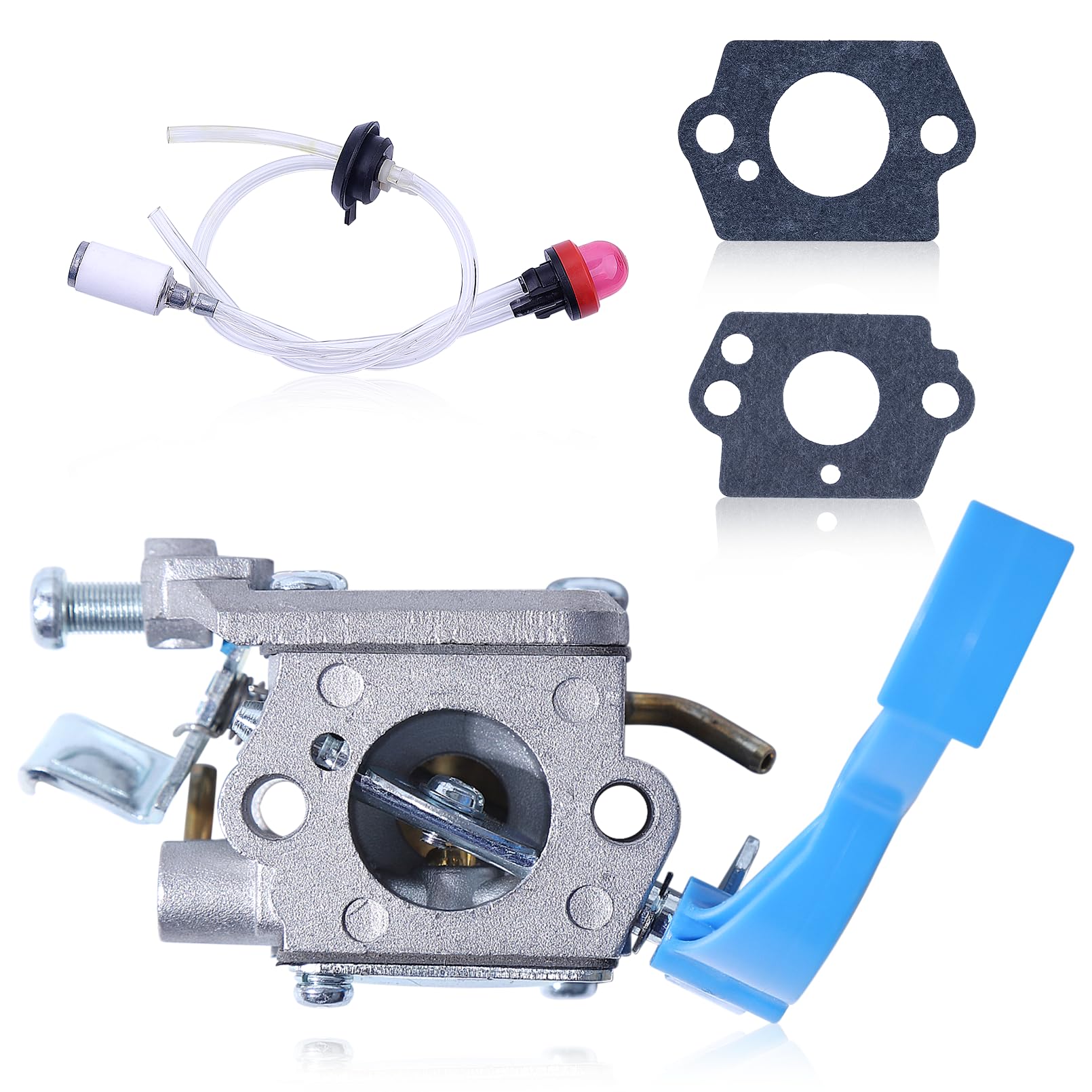 Gubeter Carburetor Kit, For Husqvarna 125B 125Bx 125Bvx Handheld Leaf Blower, For Jonsered B2126 Bv2126 C1Q-W37 Carb Engine, 590460102 581798001
