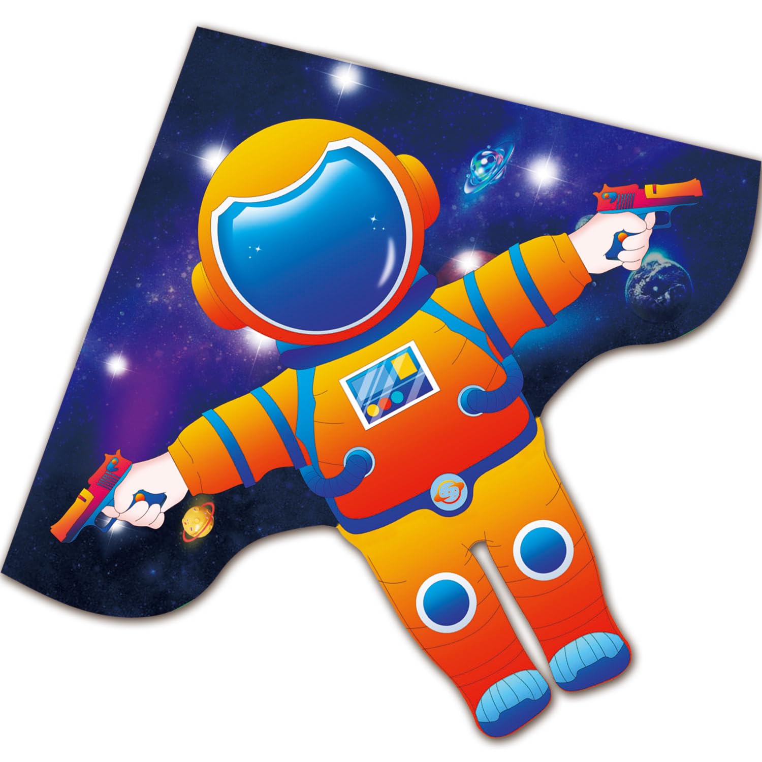 HONBO Astronaut Kites for children easy to fly, Large Delta Kite for Kids & Adults 4-8, 9-12,Easy to Fly Kite,Beginner Kite for Kids,