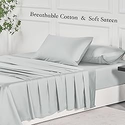 JELLYMONI 400 Thread Count 100% Cotton Sheet