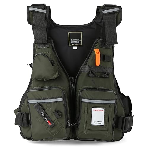 Taruor Life Jackets for Adults,Fly Fishing Jacket Vest for Men