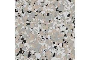 EPOXY FX 1/4" - (1 Pound - 16 oz) Floor Flakes/Chips for Decorative Floors and Walls - Interior/Exterior (127 Cabin Fever)