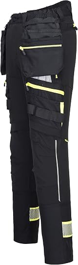 Portwest DX440 Lightweight Detachable Holster Work Trousers Mens Black 32 view 6