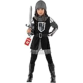 Morph Saint Joan of Arc Costume Girls Warrior Knight Costumes for Kids Huntress Costume for Girls Halloween Costume For Kids