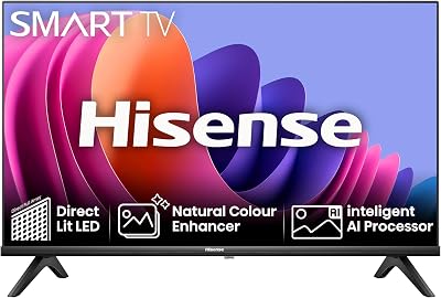 Hisense 32A4NTUK 32 Inch Smart TV HD Ready VIDAA OS Freeview Play