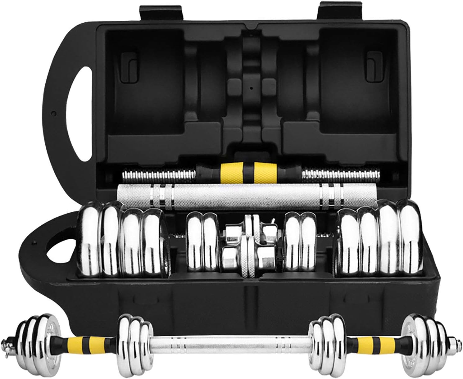 SenBao Dumbbells Set Barbell Adjustable Dumbbell Weight Set Home Gym Barbell Plates Muscle Body Training Adjustable Cast Iron
