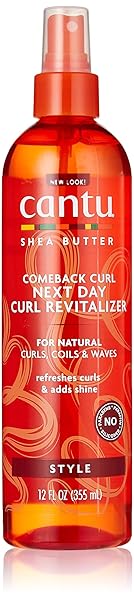 CANTU NATURAL HAIR COMEBACK CURL REVITALIZER 12 OUNCE PUMP (354ML) (3 PACK)