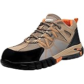 Steel Toe Shoes for Men Women Work Sneakers Safety Shoes Indestructible Comfortable Lightweight Breathable Safety Puncture Proof Shoes for Constructions