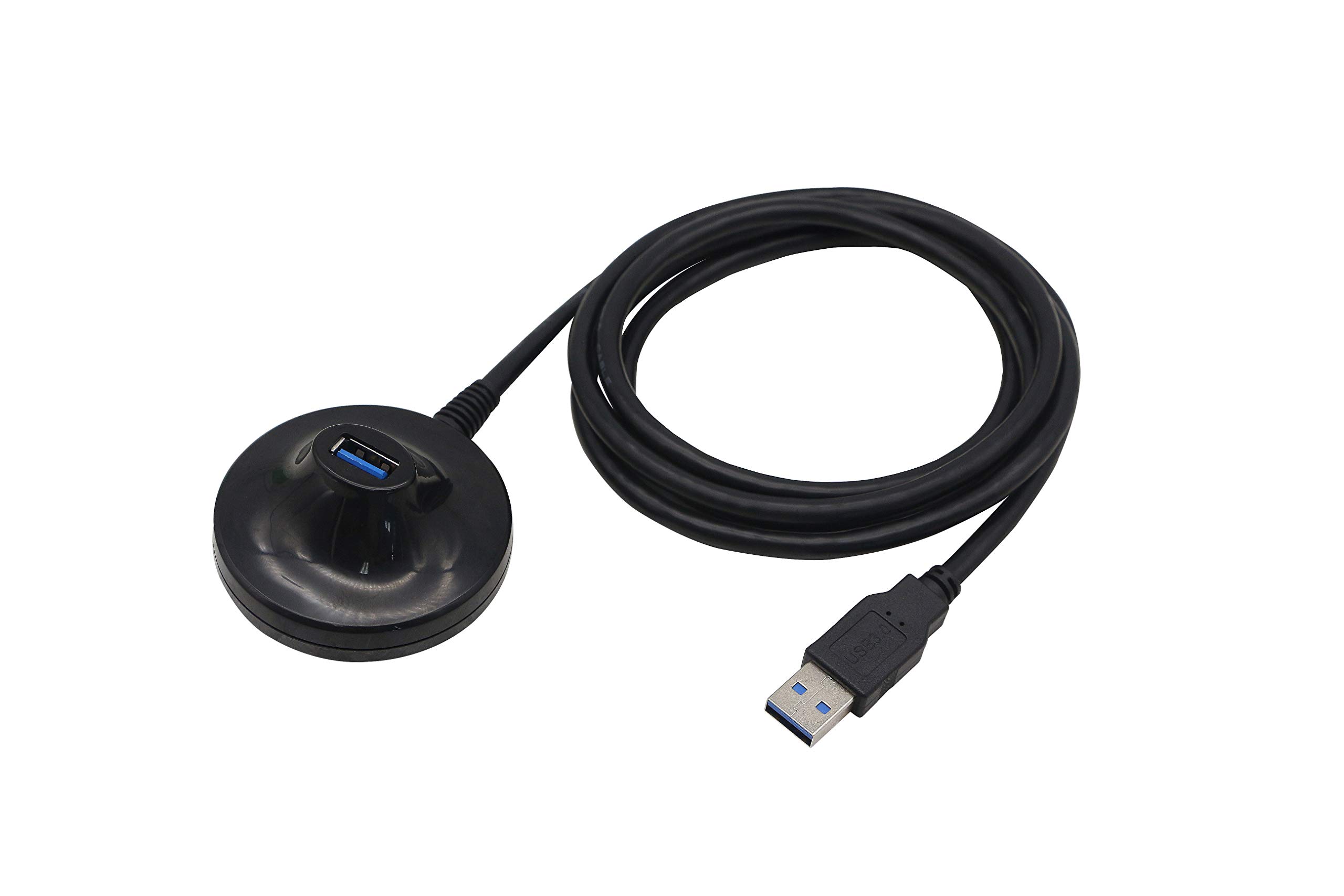 USB 3.0 Extension Cable With Base PNGKNYOCN USB 3.0 Extender Type A Male to Female Data Transfer Cord 5Gbps for USB Flash Drive, Card Reader, Hard Drive, Printer（1.5M）