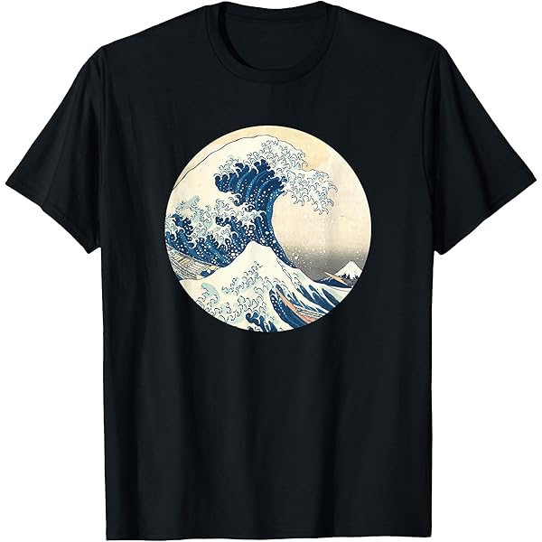 洋書 Great T-Shirt Graphics Amazon.com: vintage Kanagawa Japanese The great wave Cherry