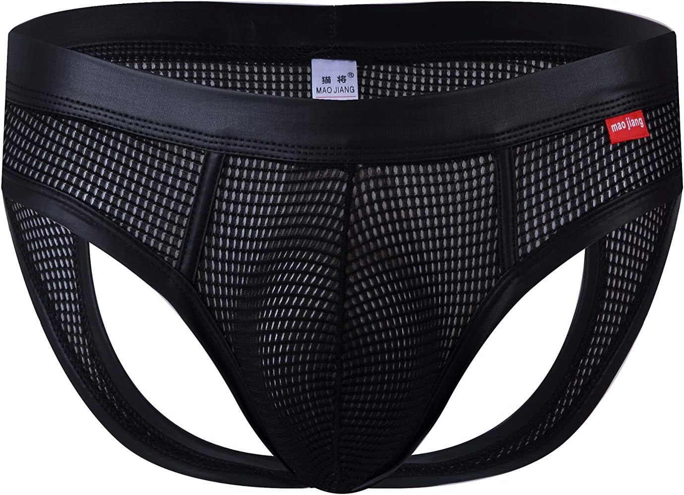 4UFiT Men's Jockstraps Athletic Supporters Mesh Thong Work Out Underwear Fashion