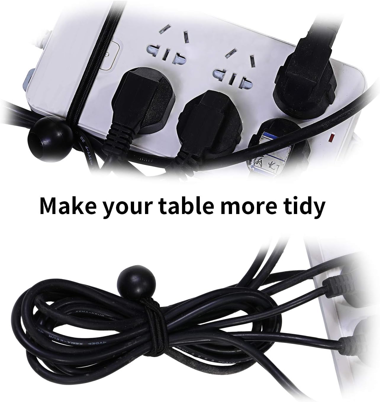 4 Inch 6 Inch 9 Inch Ball Bungee Canopy Cords 30 Pieces Tie Down Straps Black Bungee Cord Loop Straps for Securing Household Items, Automotive Items, Tarp Tie Down, Lacrosse, Soccer - - 