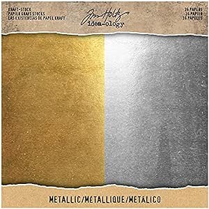 Tim Holtz Idea-Ology Kraft Stock Metallic TH IdeaologyKraftStockMetallic