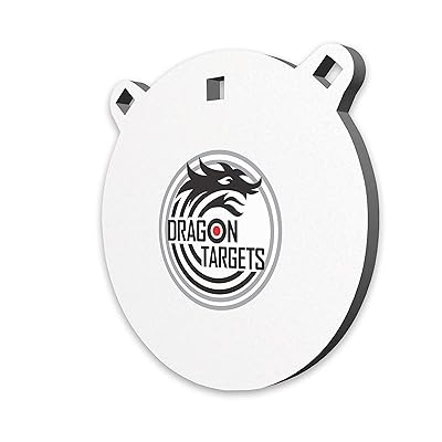 Dragon Targets AR500 Steel Shooting Target 1/2&quot; Thick | 12&quot;, 10&quot;, 8&quot;, 6&quot;, or 4&quot; | Laser Cut | Painted and Ready to Shoot | Made in USA