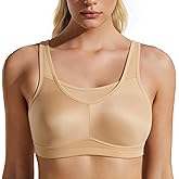 Wingslove High Impact Sports Bras for Women Seamless Full Coverage High Neck Workout Bra