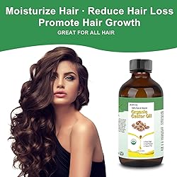 MMPANG USDA Certified 100% Pure Organic Castor Oil