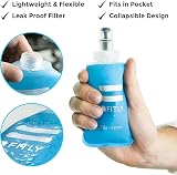 FITLY Soft Water Bottle, Collapsible Flask for Running, Hiking, Cycling view 3
