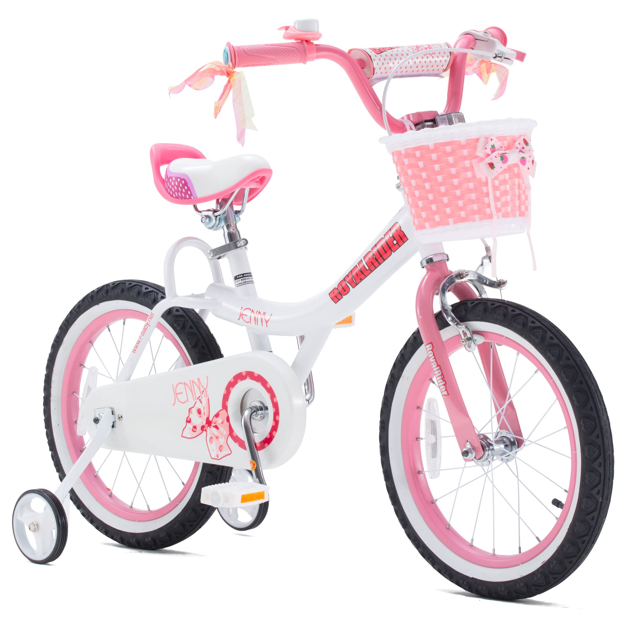 Royalbaby Princess Girls Kids Bike 12 14 16 18 20 Inch Children Bicycle with Basket for Age 3-12 Years