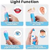 BUYGER Kids Doctors Set Case for Kids Educational Toys 3+ Stethoscope Lights view 2