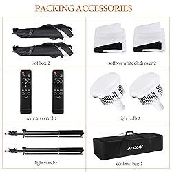 Andoer Studio Photography Light kit Softbox
