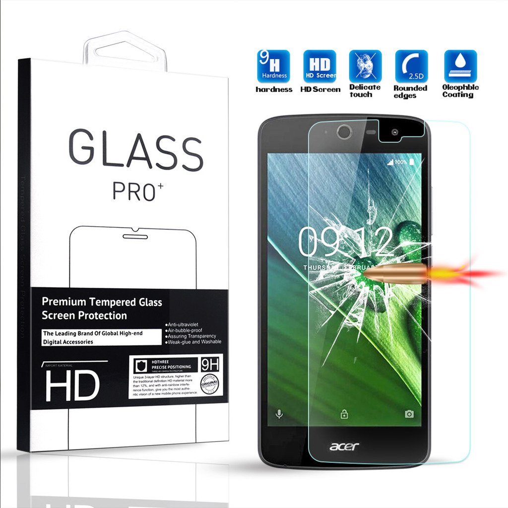 Amazon.com: For Acer Liquid Zest T06 5 Inch,For Acer Liquid Zest Z525  Tempered Glass Screen Protector (pack 2) - Amaxy: Cell Phones & Accessories