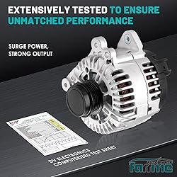 Farrme 11254 Car Alternators 140Amp Fit for