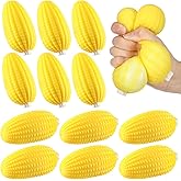 Meooeck 12 Pcs Candy Corn Stress Toys Stress Balls for Adult Candy Corn Party Favors Novelty Corns Squeeze Fidget Toy Bulk for Christmas Party Goodie Bags Fillers Anxiety Relief