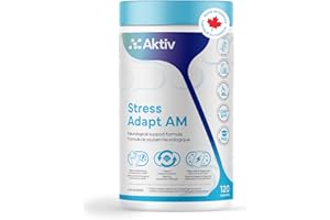 Aktiv Stress Adapt AM – Adaptogen Complex for Daily Stress & Energy Support – With L-Tyrosine, Rhodiola, Cordyceps, Reishi & 